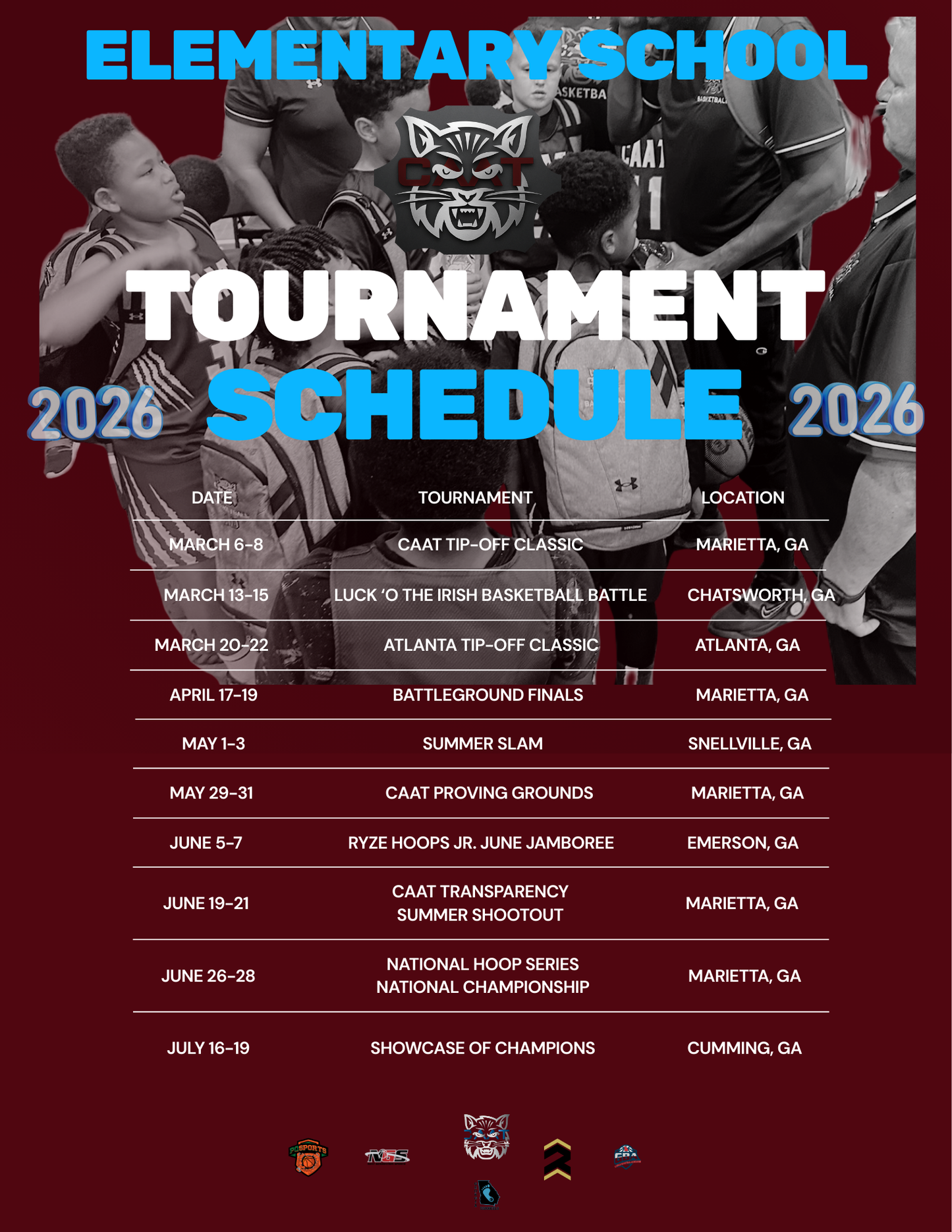 2033 Travel Team Registration - Elementary School